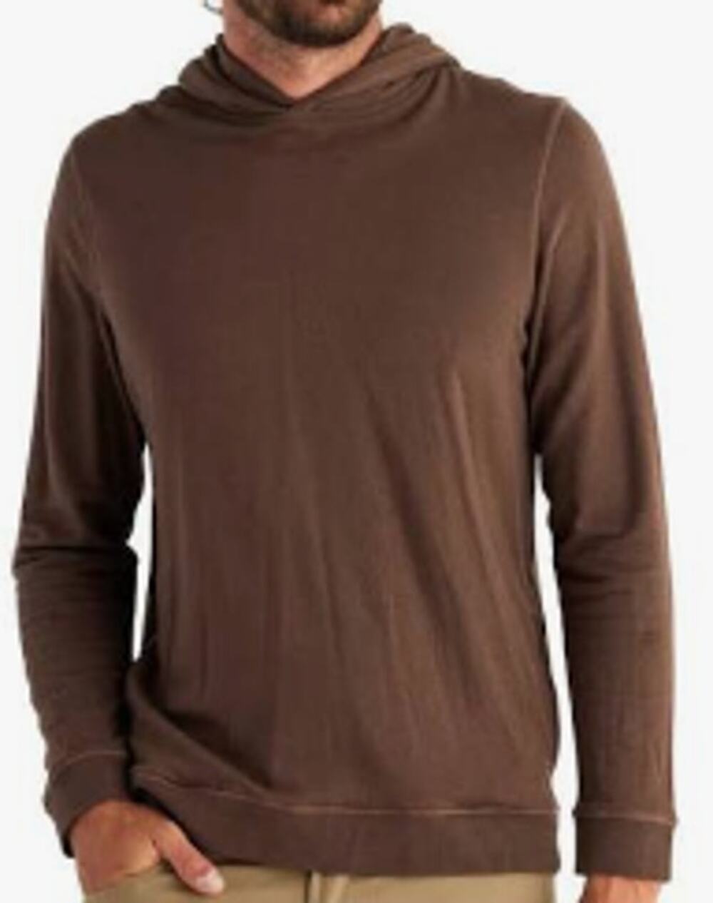 NWT FREE FLY Apparel Bamboo Heritage Fleece Hoody Men’s Sz.S